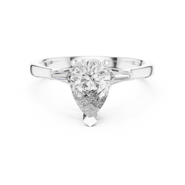 Divine Grace Three Stone Diamond Engagement Ring