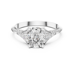 Eternal Oval-Cut Symphony Trio Diamond Ring