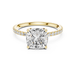 The Imperial Reflection & Side Diamond Engagement Ring