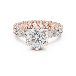 Pure Brilliance Round-Cut Diamond Ring