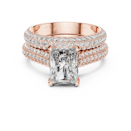 Majesty Radiant-Cut Diamond Ring with Extra Band