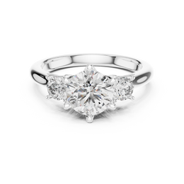 Trinity Radiance Round-Cut Three-Stone Diamond Ring