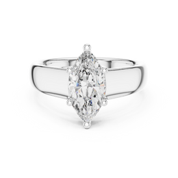 Marquise Solitaire Six Prong Diamond Setting Ring