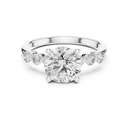 Eternal Radiance Ring with Round Diamond