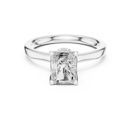 Signature Bridal Diamond Ring with Hidden Halo Setting