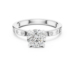 The Nova Solitaire Band With Round Diamond