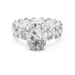 The Everlasting Grace Ring with Oval Diamond