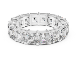 The Regal Asscher Eternity Band