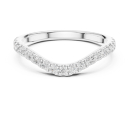 V-Curve Diamond Elegance Ring