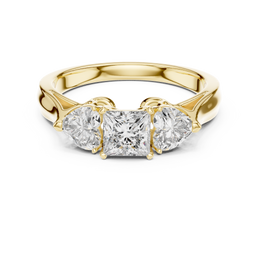 The Royal Promise Ring With Three Stone