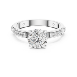 Eternal Shine Round Cut Diamond Ring