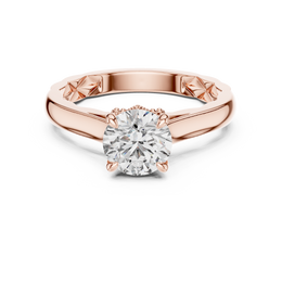 Forever Charm Round Solitaire Diamond Ring
