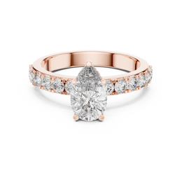 Enchanted Pear Diamond Brilliance Solitaire Engagement Ring