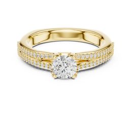 Enchanted Duo Ring & Round Soliter